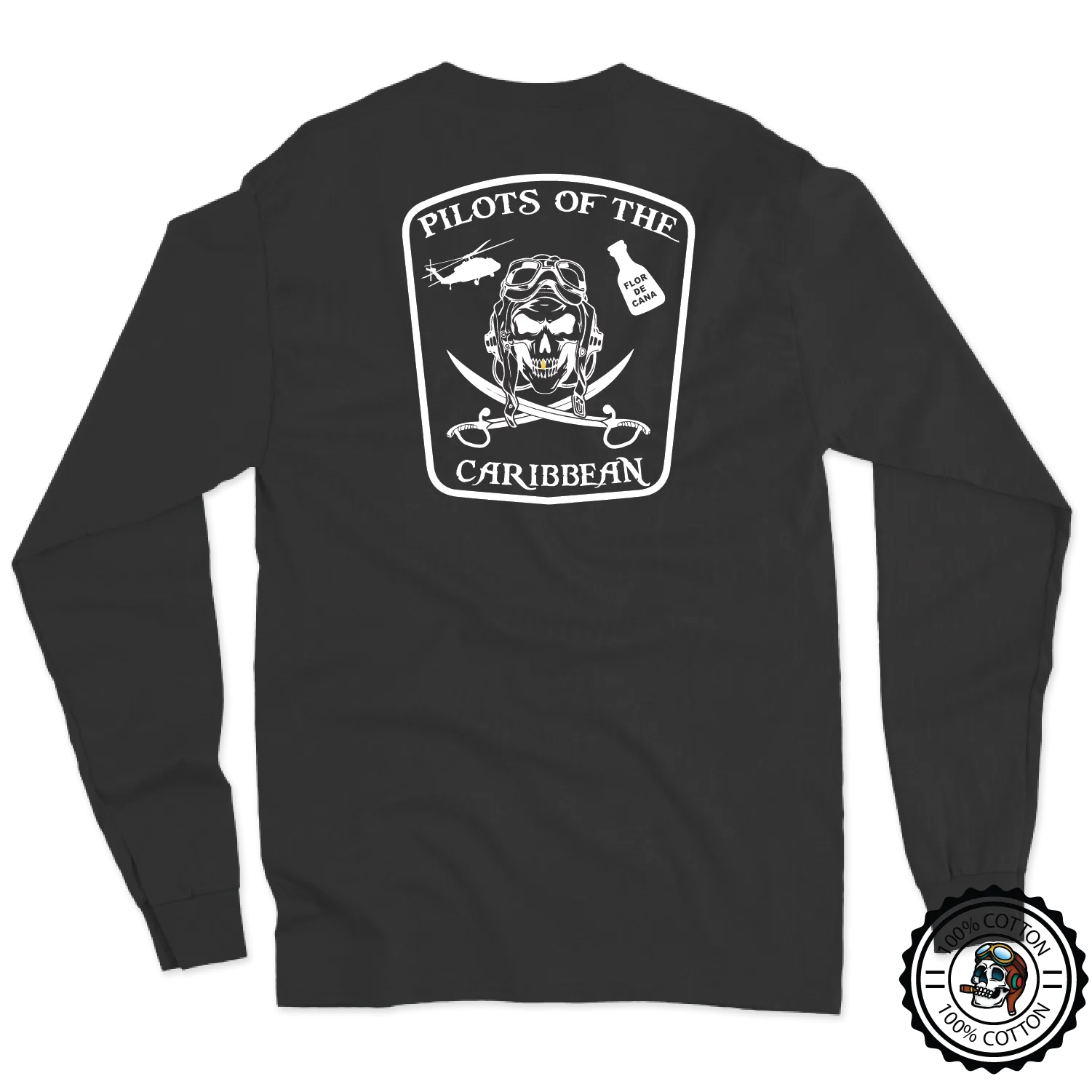1-228 AVN REG "Pilots of the Caribbean" Long Sleeve T-Shirt