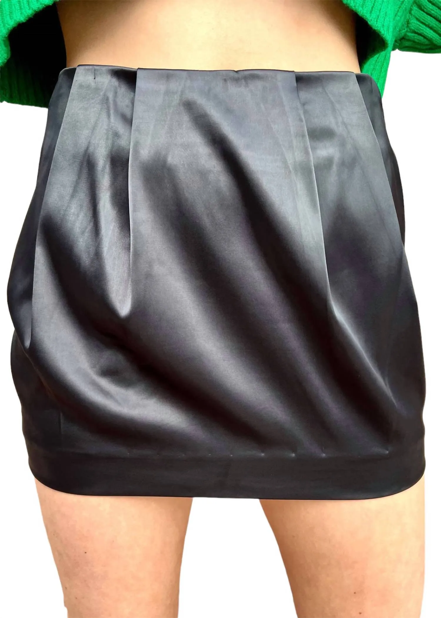 2.7 August Apparel - Satin Mini Skirt