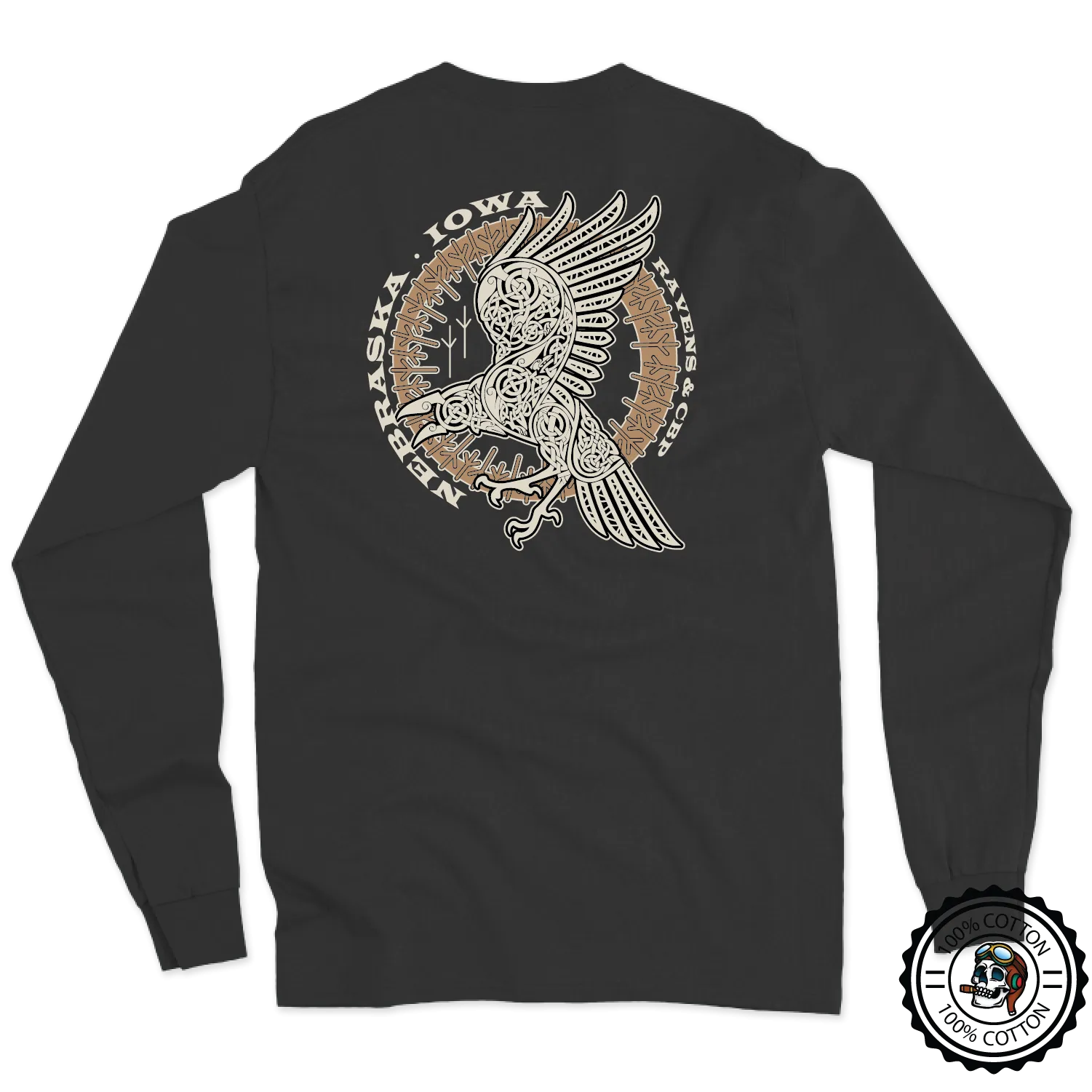 A Co 1/376th AVN BN "Ravens" Long Sleeve T-Shirt