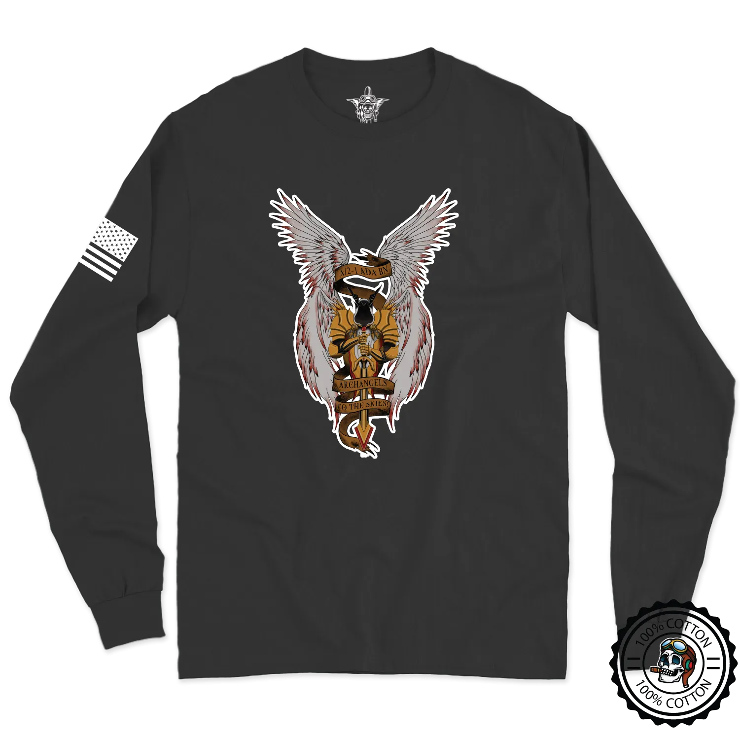 A Co, 2-1 ADA BN “Archangels” Long Sleeve T-Shirt V2