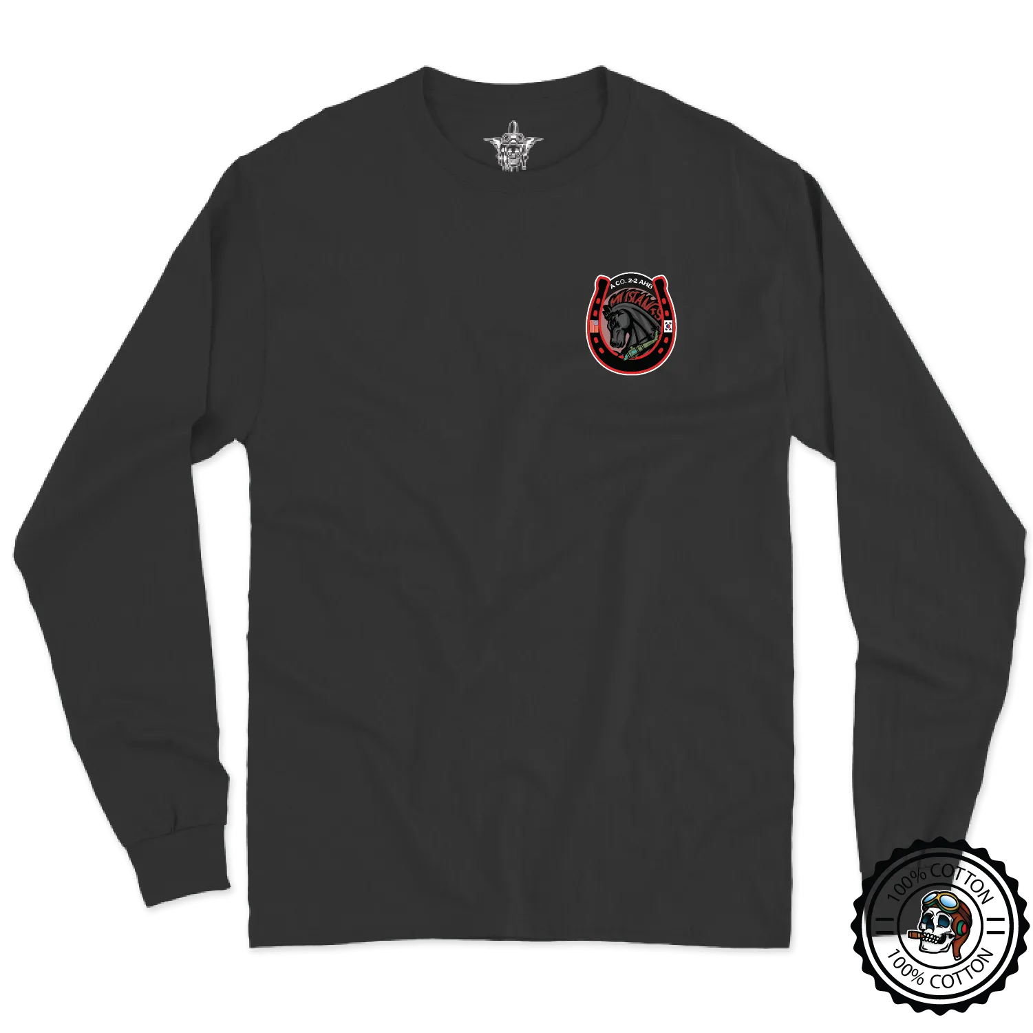 A Co, 2-2 AHB "Mustangs" Long Sleeve T-Shirt