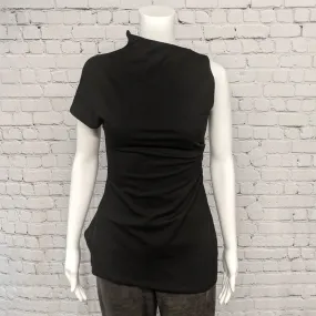 Abscission Top in Black by Kim Schalk