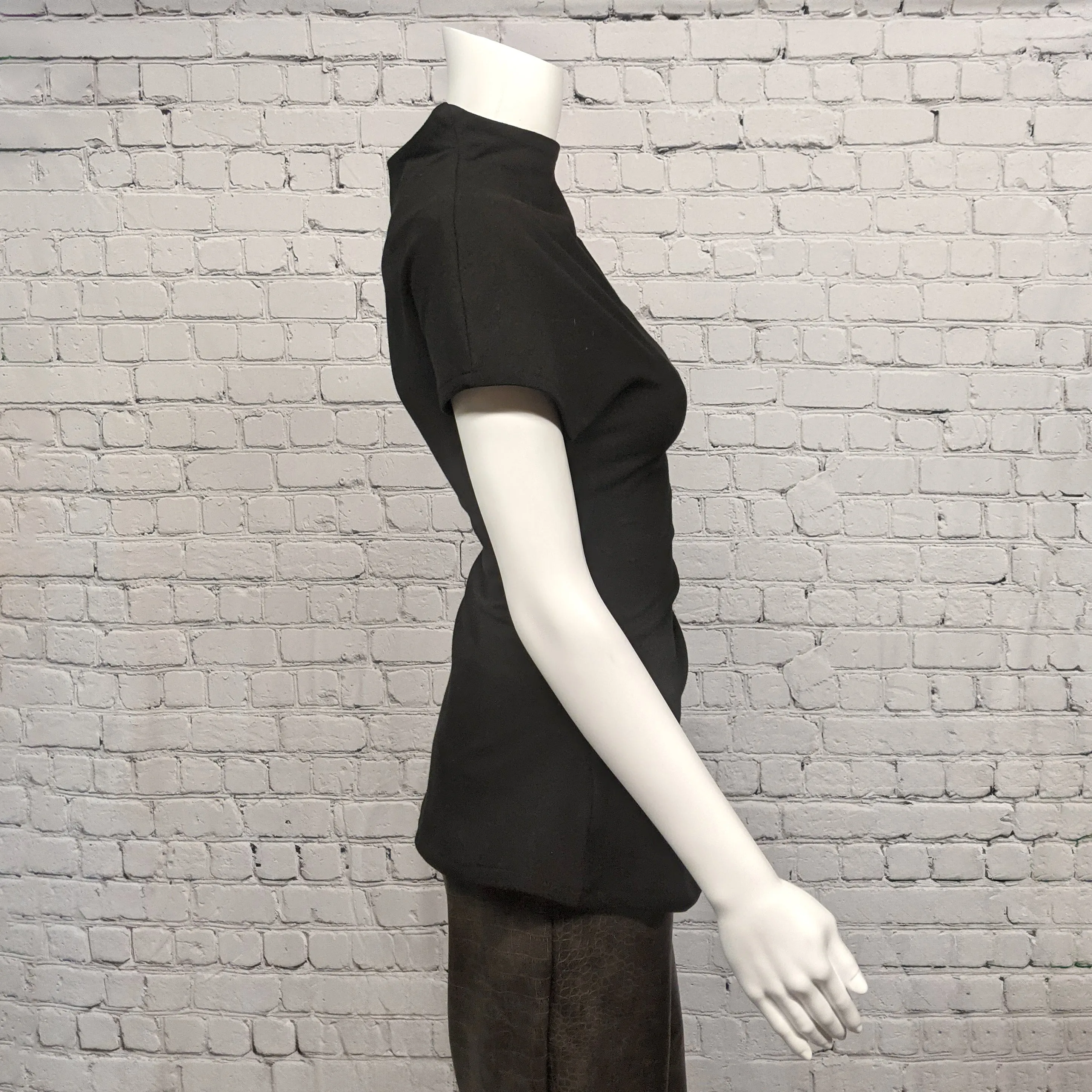 Abscission Top in Black by Kim Schalk