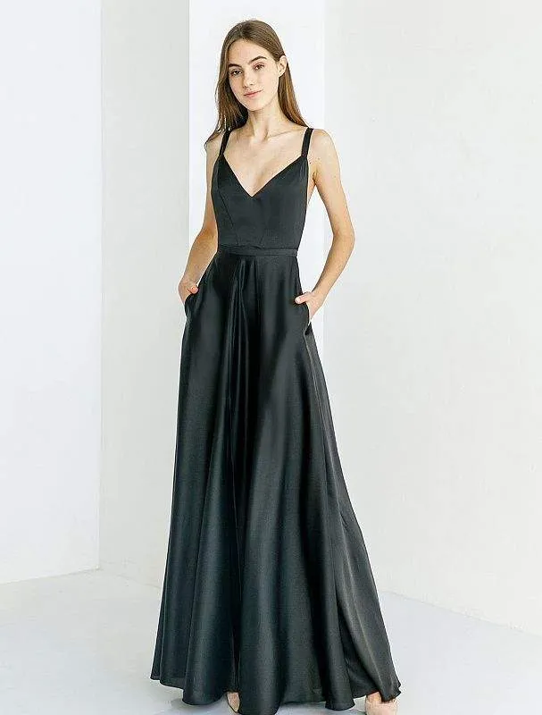Chenic Black Evening Dress