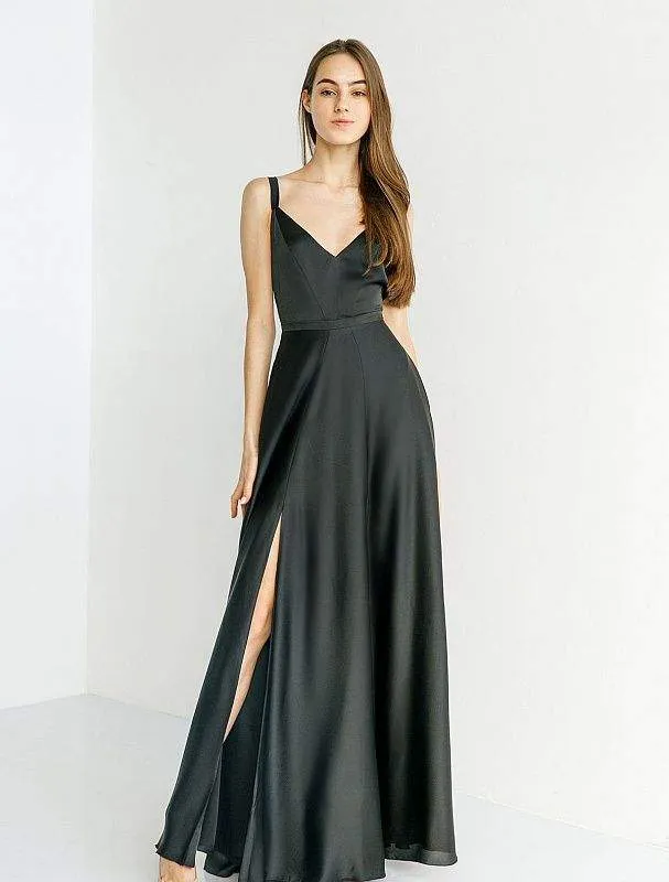 Chenic Black Evening Dress
