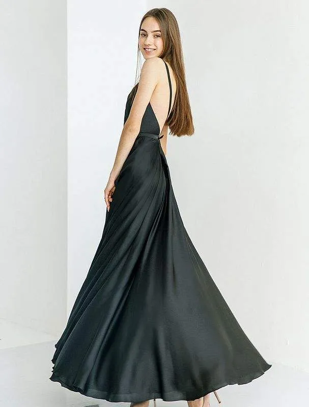 Chenic Black Evening Dress