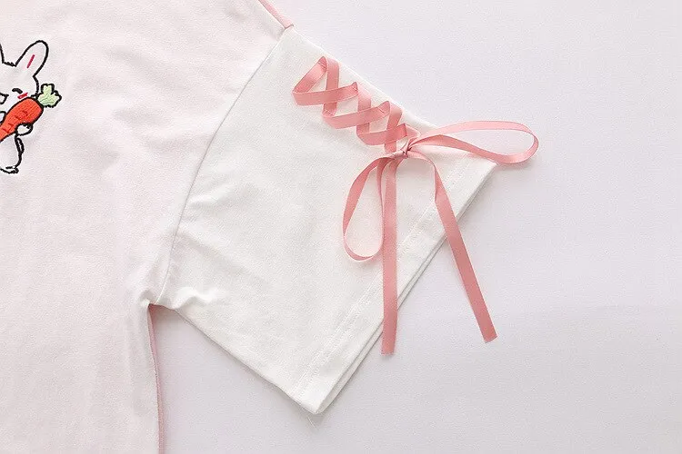 College Style Rabbit T-Shirt