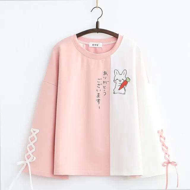 College Style Rabbit T-Shirt