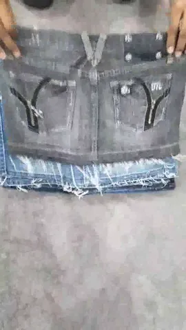 CR1551 Aesthetic Mini Denim Skirt - 25 Pcs
