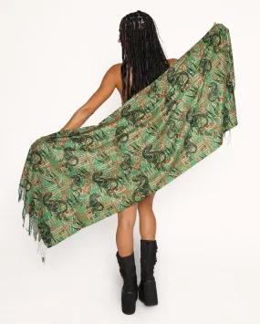 Premium Pashmina Shawl for Dino Enthusiasts