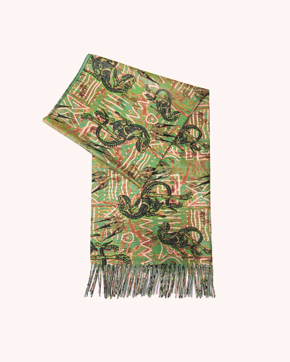 Premium Pashmina Shawl for Dino Enthusiasts