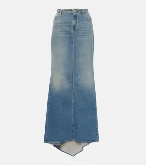 Dorothee Schumacher denim love maxi skirt, blue