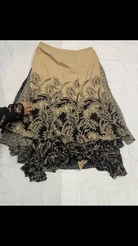 Earthy Elegance: Y2K Brown Poly Skirts (GRV-10-165)