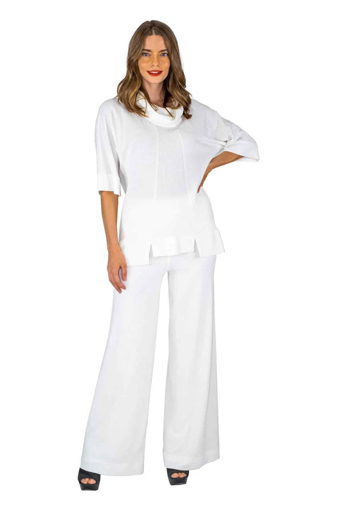 Elbow SL Double Stitch Front Pullover