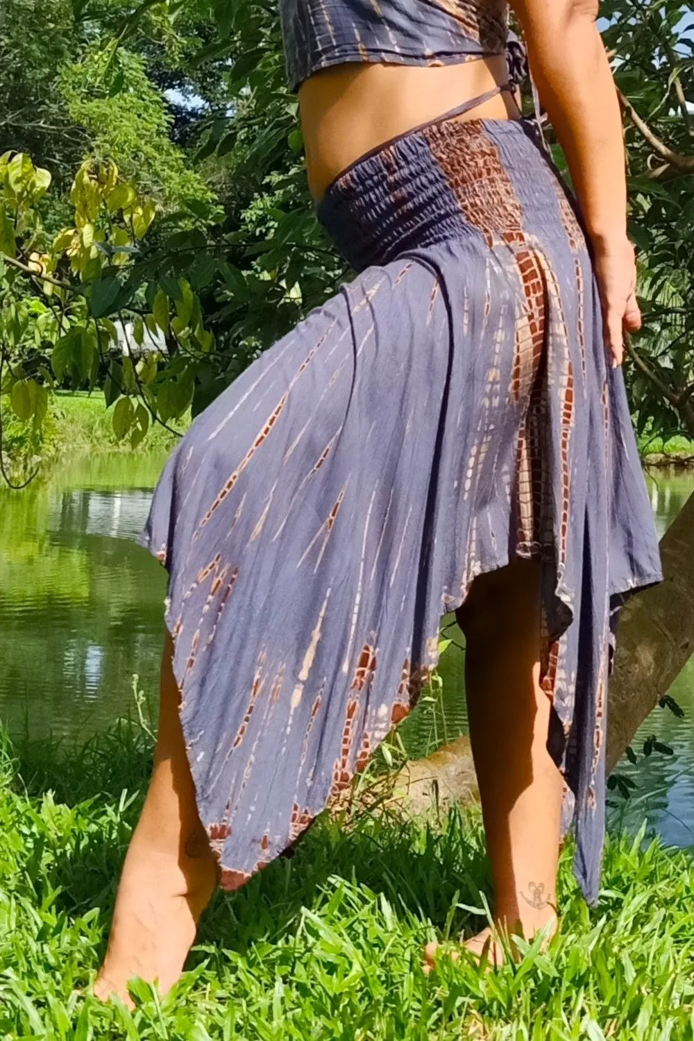 Fae Dress/Skirt in Blue Agave