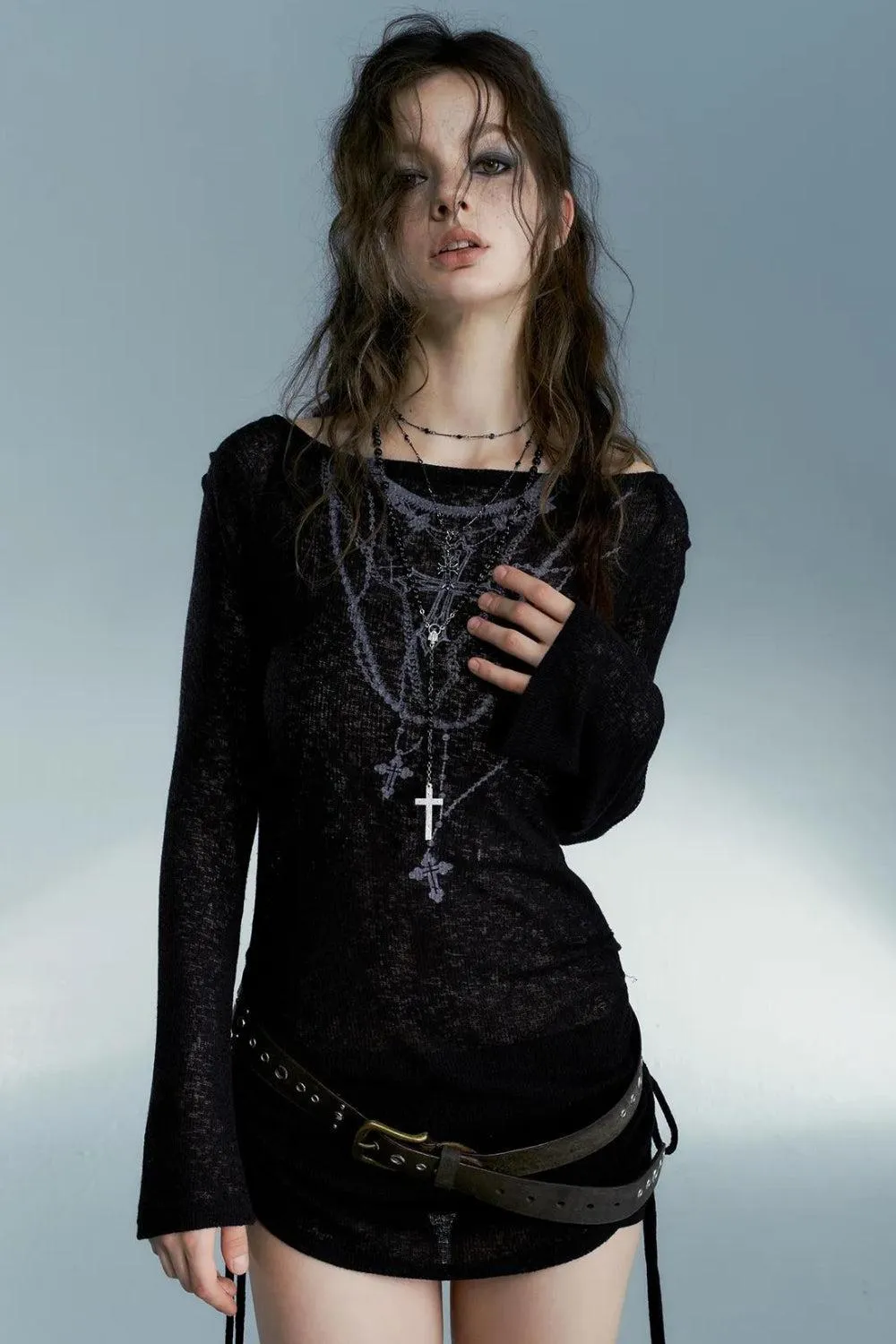 Top-Designed Grunge Cross Necklace with Optimized Title