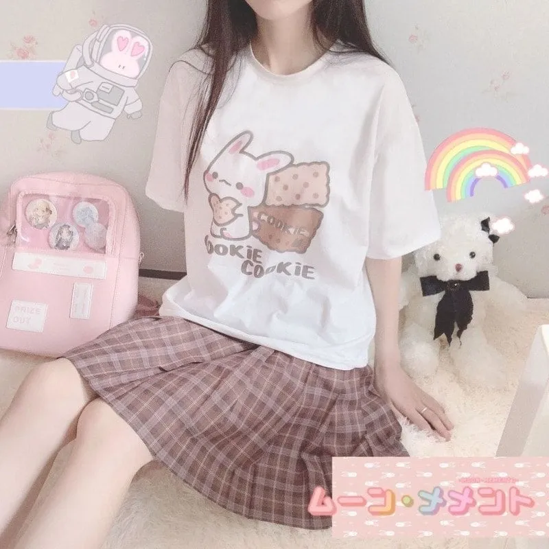 Kawaii Bunny Cookie T-shirt