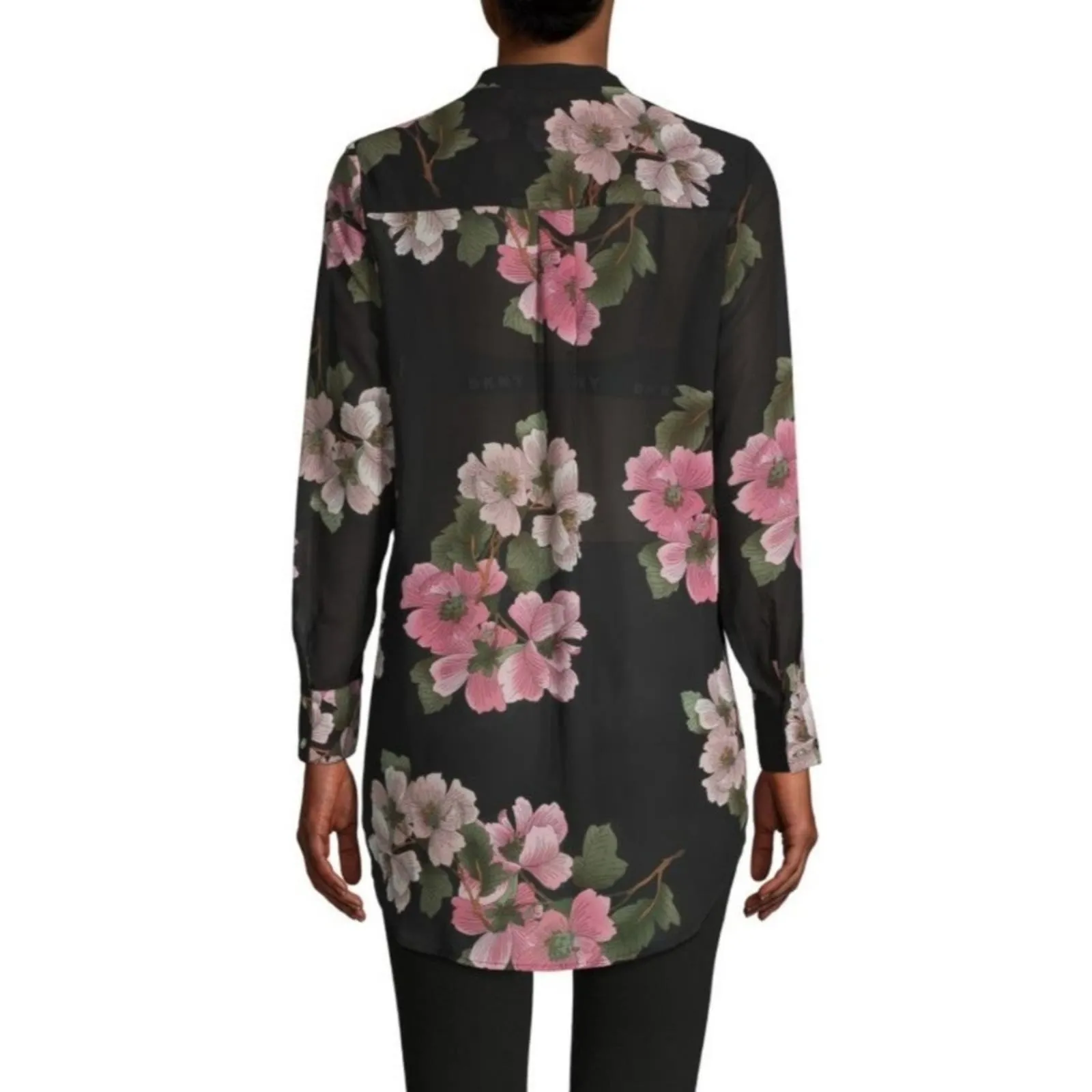 NANETTE NANETTE LEPORE Floral-Print Long-Sleeve Shirt