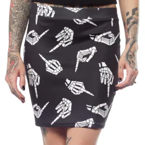 No Bones About It Mini Skirt