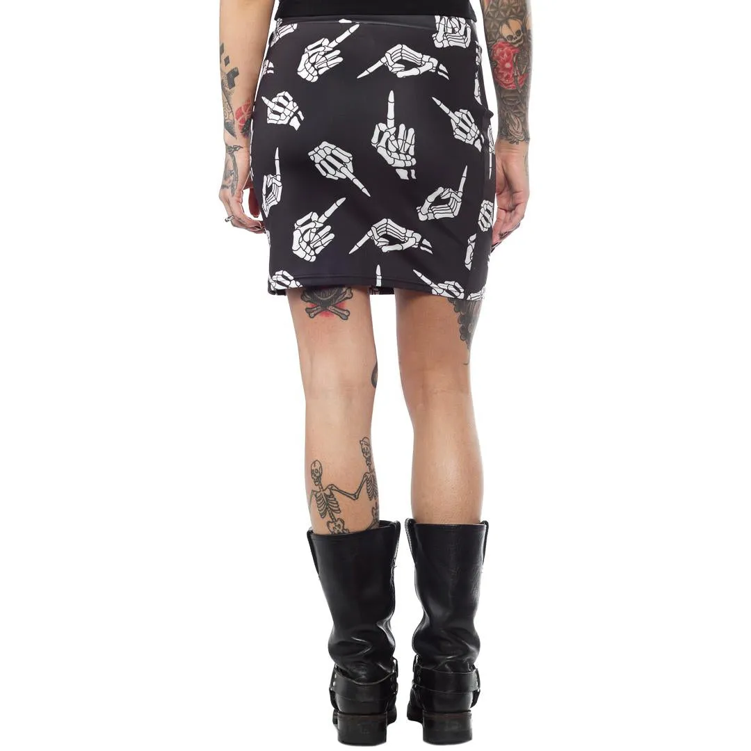 No Bones About It Mini Skirt