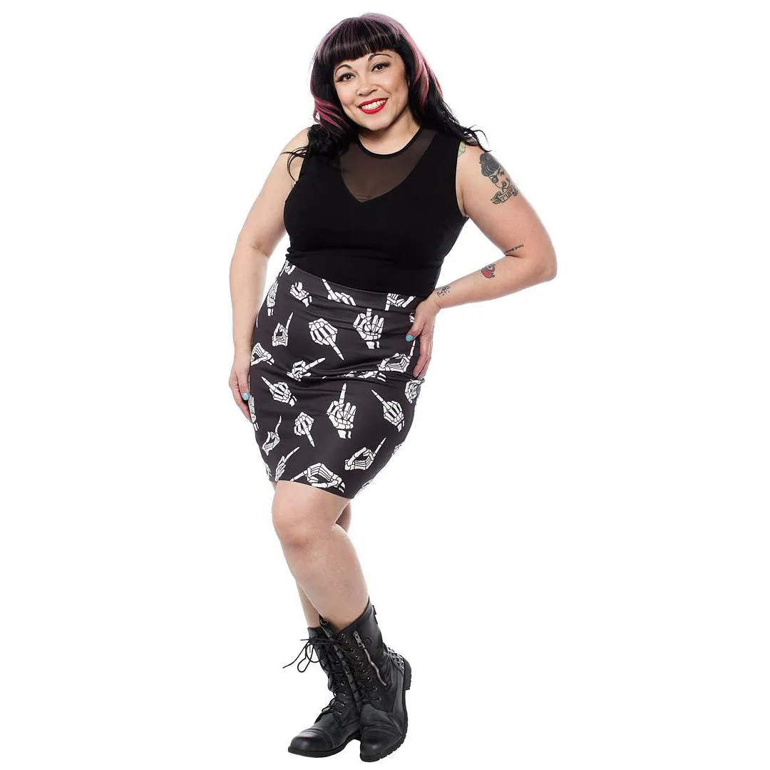 No Bones About It Mini Skirt