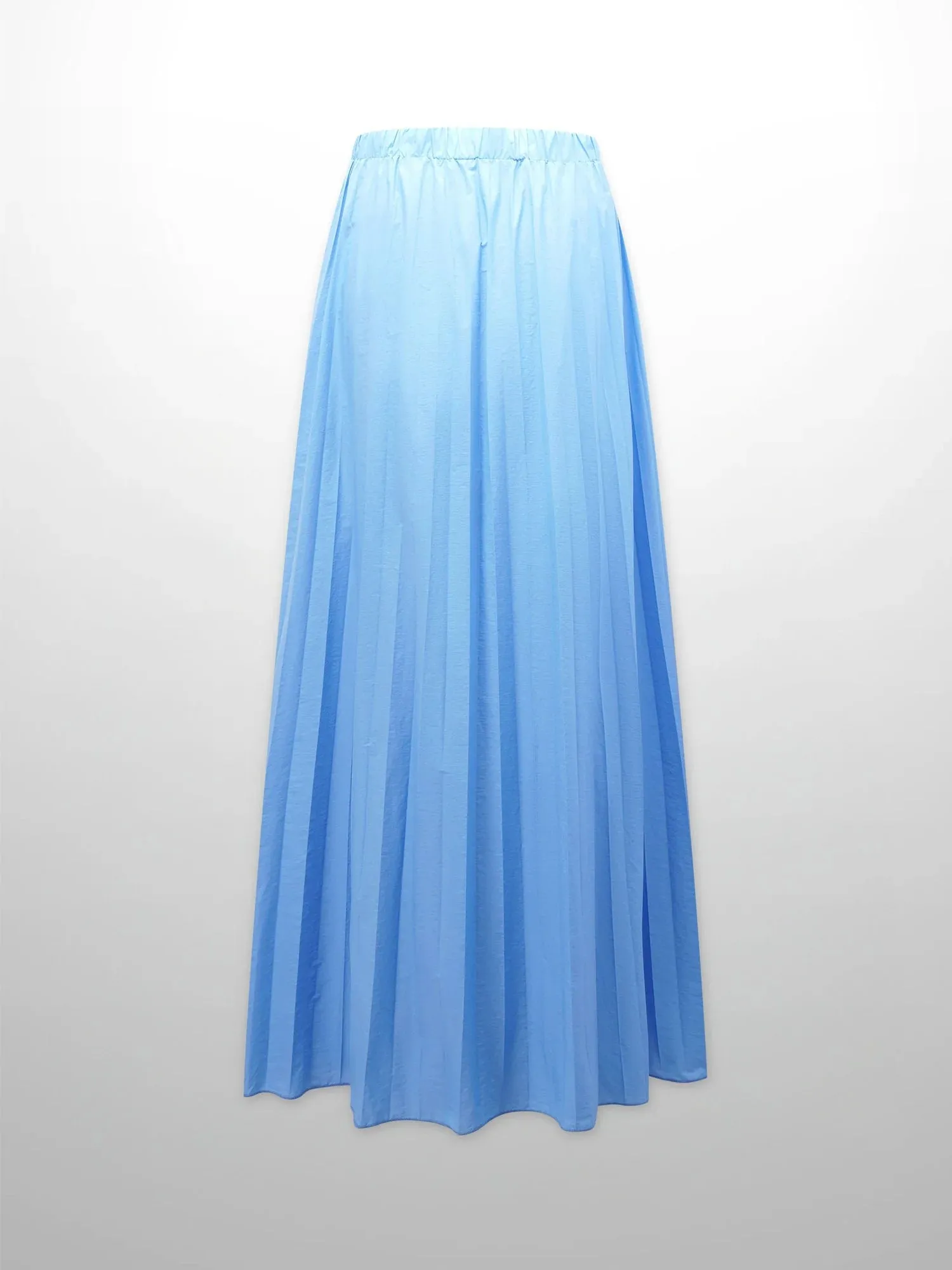 Nylon Circle Skirt-Periwinkle Blue
