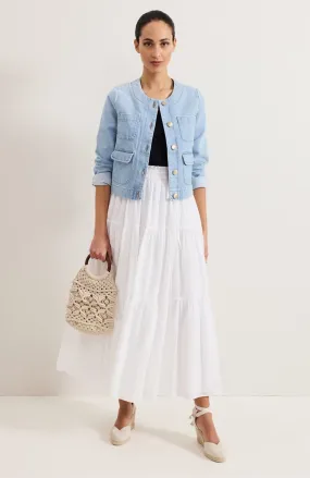 Phase Eight Alva Cotton Skirt