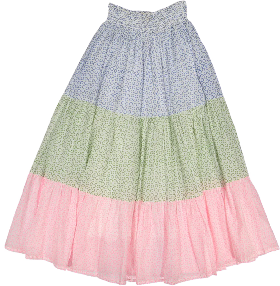 TRICOLOR SKIRT-Tricolor Circle