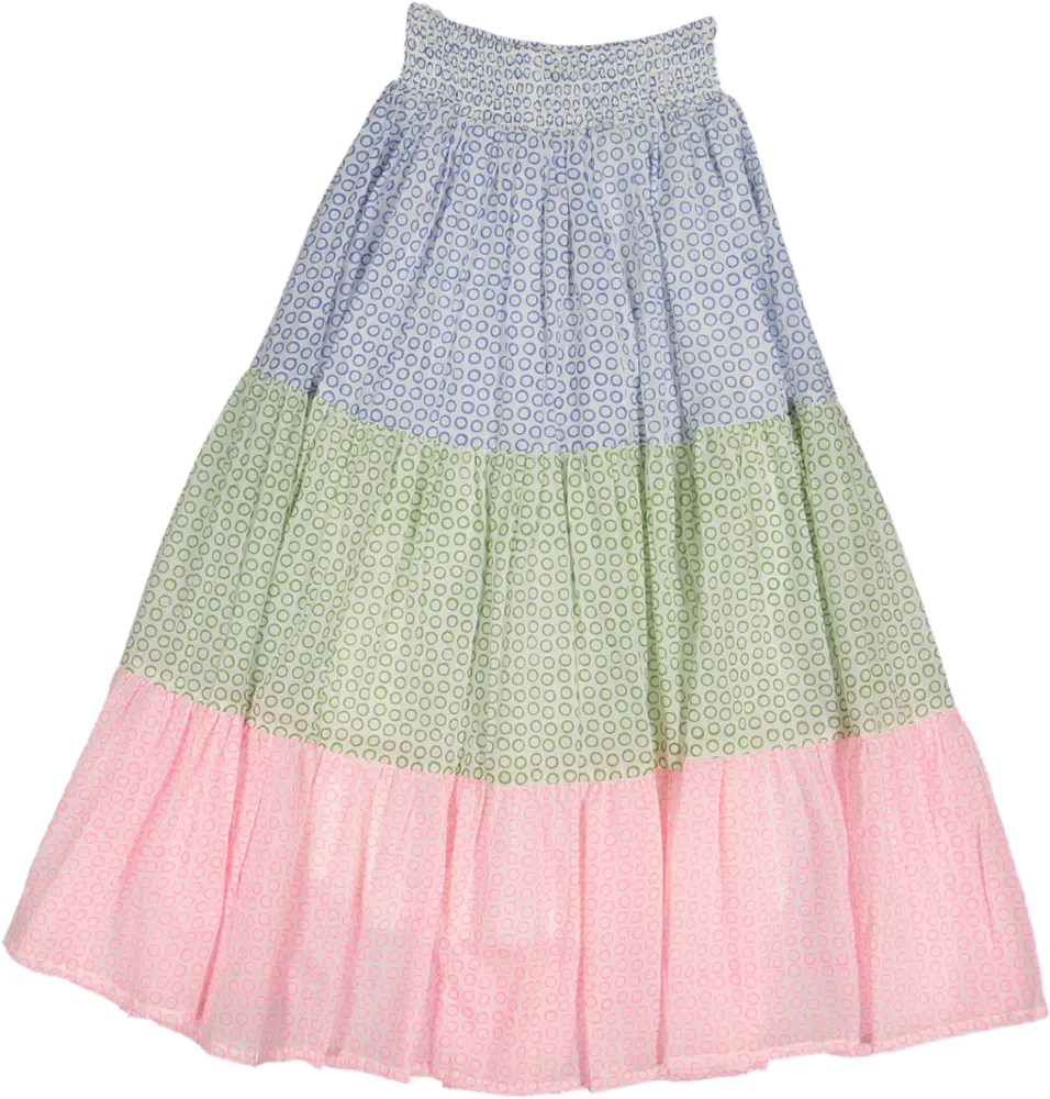 TRICOLOR SKIRT-Tricolor Circle