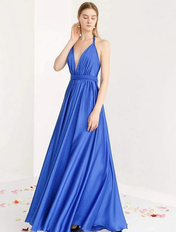 Usher Blue Evening Dress