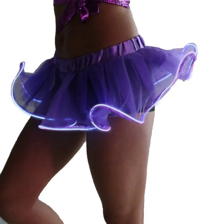 VenusFox Cute Fashion Light Up Rave festival Dancing Skirt