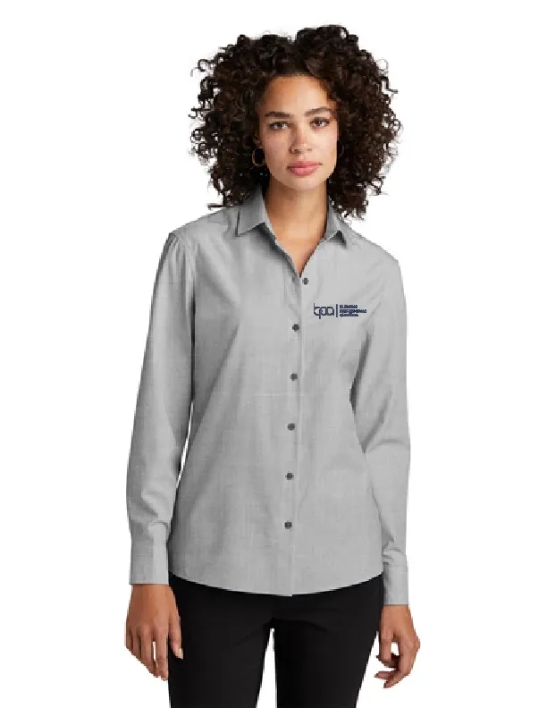 Women’s Long Sleeve Stretch Woven Shirt